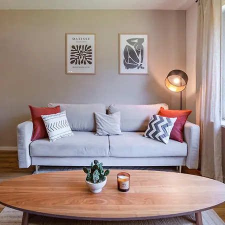 Apartmán Design 2br - 6 Guests & Workspace - Messe Dus Duisburg