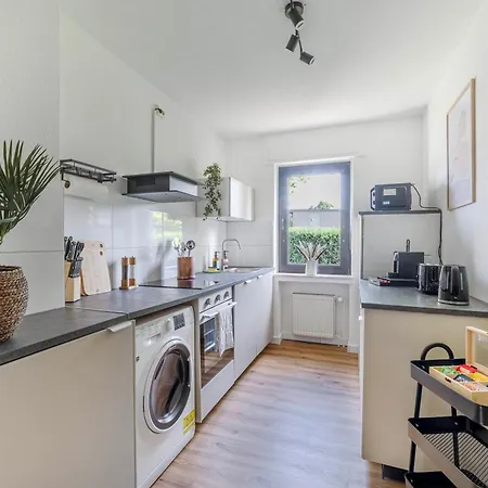 Apartmán Design 2br - 6 Guests & Workspace - Messe Dus *